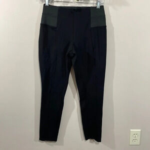 Ivanka Trump Black Tummy Control Leggings Wide Elastic Waistband S